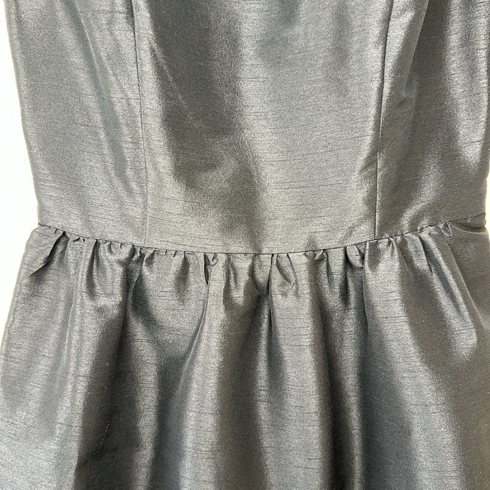 ALFRED SUNG Black Sleeveless Short‎ Bridesmaid Dress Scoop Back By Dessy Size 8 - Picture 4 of 14